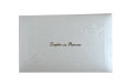 Simple and Elegant White Wedding Card Design GC 1005