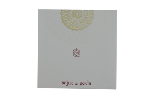 Laser Cut Designer Wedding Card GC 1032