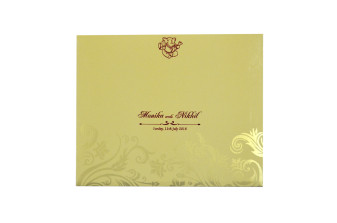 Designer Wedding Card GC 1036
